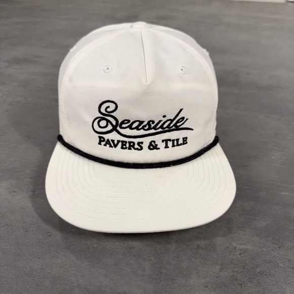 Richardson Other - Seaside Snapback Hat Rope Trucker White Seaside Pavers Tile St Simons Sea Island